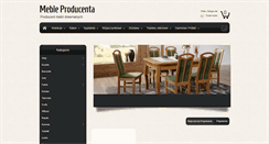 Desktop Screenshot of mebleproducenta.com